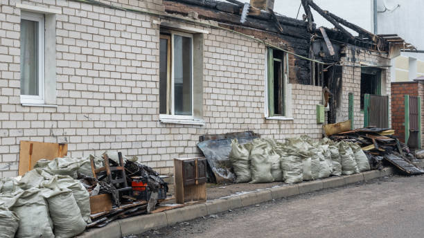 Professional Soot Cleanup technician working in Prospect Park, NJ